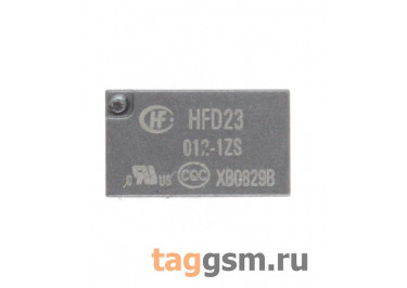 HFD23 / 012-1ZS Реле 12В SPDT 125В 0,5А