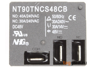 NT90T-N-C-S-DC48V-C-B-0.9 Реле 48В SPDT 240В 40А