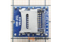 GD3200A+LM4890S Модуль WTV020-SD MP3 с разъемом под microSD и УНЧ 1Вт Uвх=2,6-3,6В