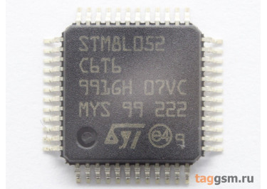 STM8L052C6T6TR (LQFP-48) Микроконтроллер 8-Бит, STM8