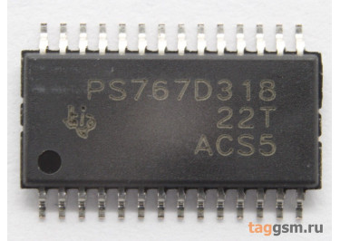 TPS767D318PWPR (HTSSOP-28) Стабилизатор напряжения 1,8В 1А / 3,3В 1А