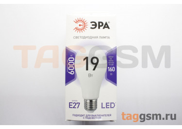 Лампа светодиодная LED E27 A65 19Вт 6000K (170-265В) ЭРА STANDART