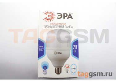 Лампа светодиодная LED POWER E27 138x80мм 20Вт 4000K (170-265В) ЭРА STANDART
