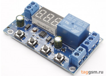 Модуль контроллера заряда / разряда батареи OP с таймером 0-999мин, напряжение контроля 6-40В точность 0,1В