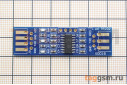 SP3232EEN Модуль преобразователя логических уровней интерфейса RS-232 3,3 / 5В Uпит=3,3-5В с индикацией
