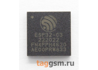ESP32-C3FN4 (QFN-32) Микроконтроллер 32-Бит 4MB Flash Wi-Fi Bluetooth