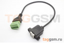 Гнездо USB-B с клеммной колодкой 5 конт. на проводе (0,2м)
