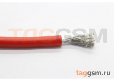 Провод медный в силиконовой изоляции 16AWG (1,31 кв.мм) красный 1м