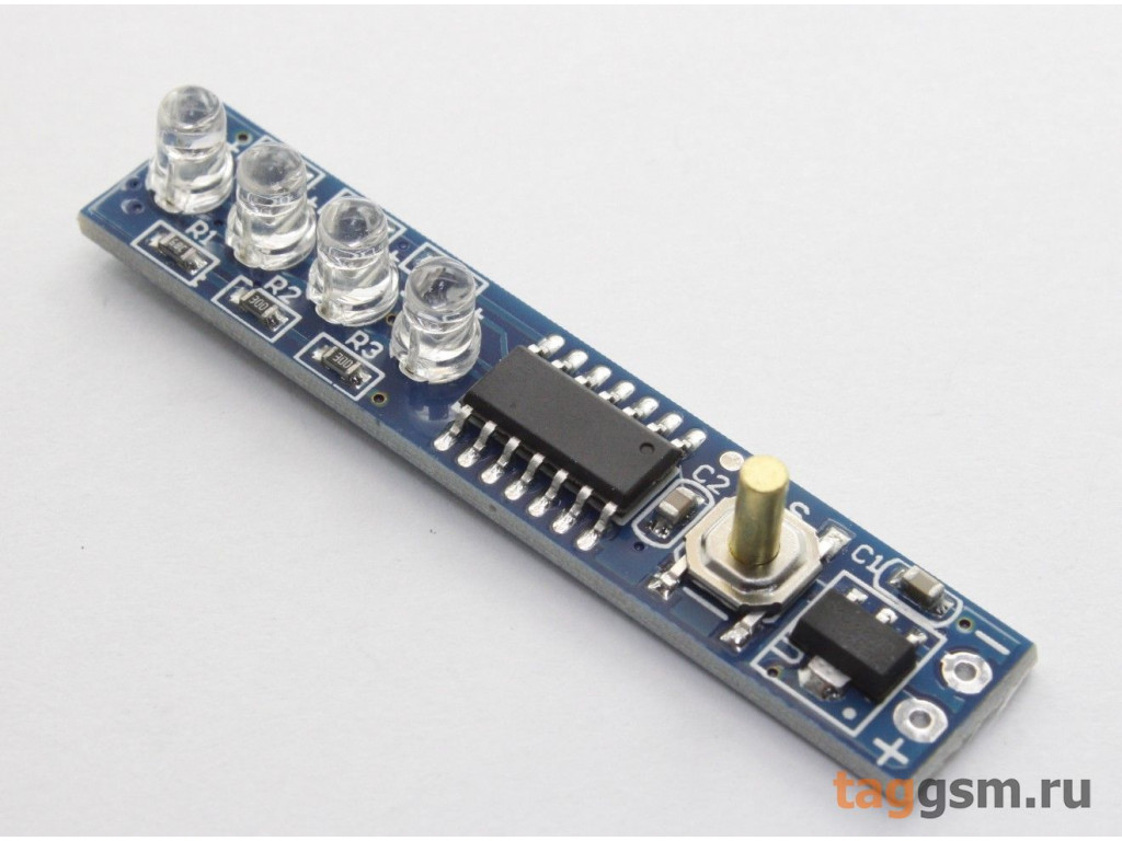 Модуль HW-798-A индикации заряда 1S li-ion аккумулятора Uинд=3,3-4,2В