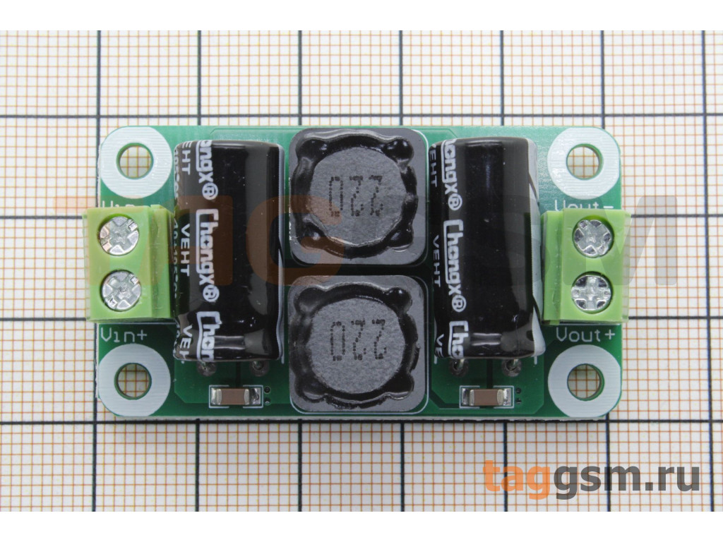 Модуль подавления помех питания постоянного тока Uвх=0-25В
