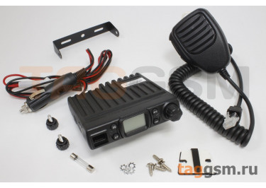 Радиостанция автомобильная Си-Би диапазона AR-925 8Вт (26.965-27.405МГц, CH01-CH40, FM / AM) (черный)