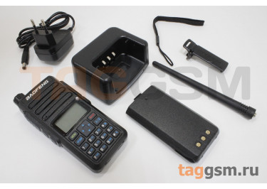 Радиостанция мобильная цифровая Baofeng DR-1801UV 5Вт VHF / UHF DMR (136-174 / 400-480МГц) (черный)