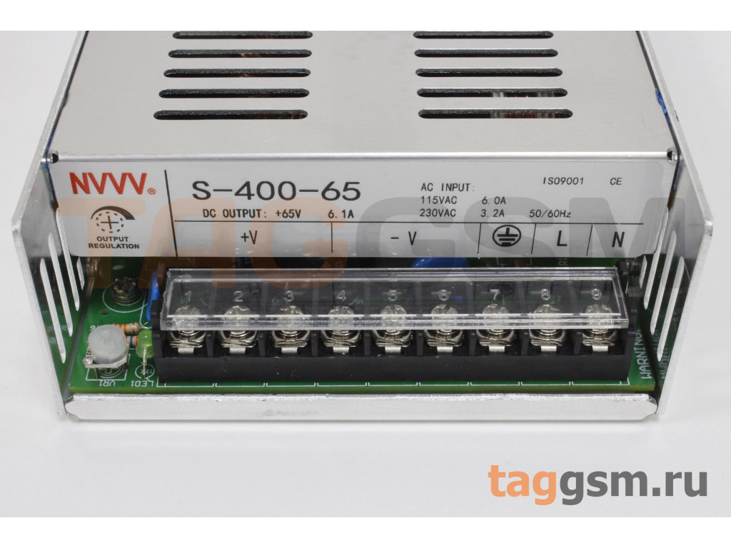 Блок питания 400W 65V (S-400-65) для корпуса S400 источника питания RIDEN  RD6006