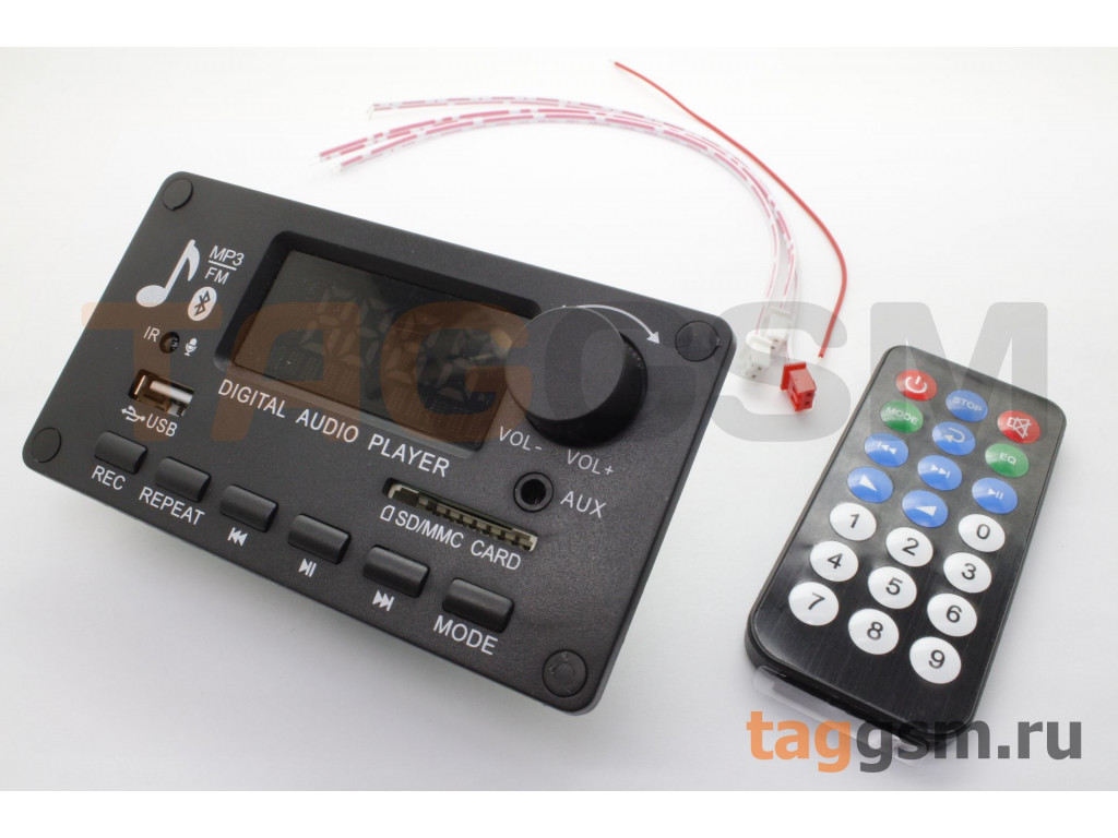 CS8673E Модуль KH-G022 MP3(USB / SD) / Bluetooth / FM / AUX с пультом и УНЧ  2x30Вт Uпит=5В