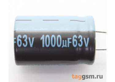 Конденсатор электролитический 1000мкФ 63В 20% 105°C (16х25мм) (JTK108M063S1GMM25L)