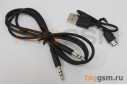Беспроводные наушники (полноразмерные Bluetooth) Aspor A618 (черный)