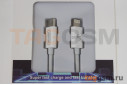 Кабель Type-C - Lightning для iPhone / iPad / iPod. PD27W, Fast Charging (A109L) ASPOR (2м) (белый)