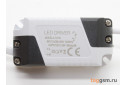 LED драйвер 4-7x1Вт 12-26В 0,3А с быстросъемной вилкой в корпусе Uвх=85-265В