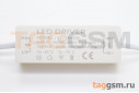 LED драйвер 12-18x1Вт 36-65В 0,3А с быстросъемной вилкой в корпусе Uвх=85-265В