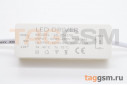 LED драйвер 18-25x1Вт 54-87В 0,3А с быстросъемной вилкой в корпусе Uвх=85-265В