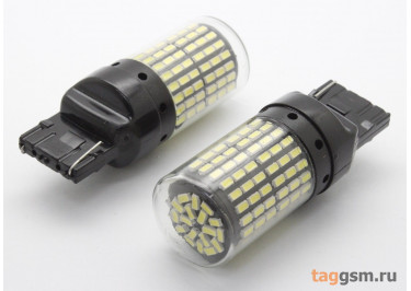 Лампа автомобильная светодиодная T20 / 7440 W21W 12В белый LED 144SMD,2 шт