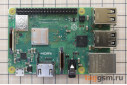 Raspberry Pi 3B+ одноплатный ПК на BCM2837B0 Cortex-A53 4x1.4GHz, 1GB LPDDR2, WiFi+BT4.2