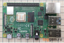 Raspberry Pi 4B одноплатный ПК на BCM2711 Cortex-A72 4x1.8GHz, 2GB LPDDR4, WiFi+BT5.0