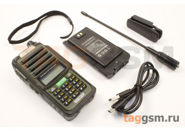 Радиостанция мобильная Baofeng UV-68 Pro Max V2 VHF / UHF (136-174 / 400-520МГц) (зеленый) Type-C