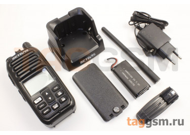 Радиостанция морская мобильная Retevis RM21 5Вт VHF (156.025-157.425МГц) (черный)