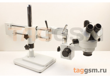 Микроскоп Kaisi KS-37045A-STL2 тринокулярный (7х-45х) (LED подсветка) белый
