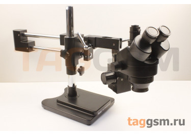 Микроскоп Kaisi KS-37045A-STL2 тринокулярный (7х-45х) (LED подсветка) черный