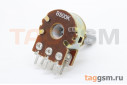 R148G-B500K-20KQ-D Резистор переменный сдвоенный 500 кОм 20% тип-B
