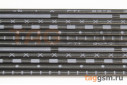 Шлейф 12-проводный шаг 1,5мм, сечение 24 AWG, жила медь, изоляция PVC, цвет белый / черный 1м