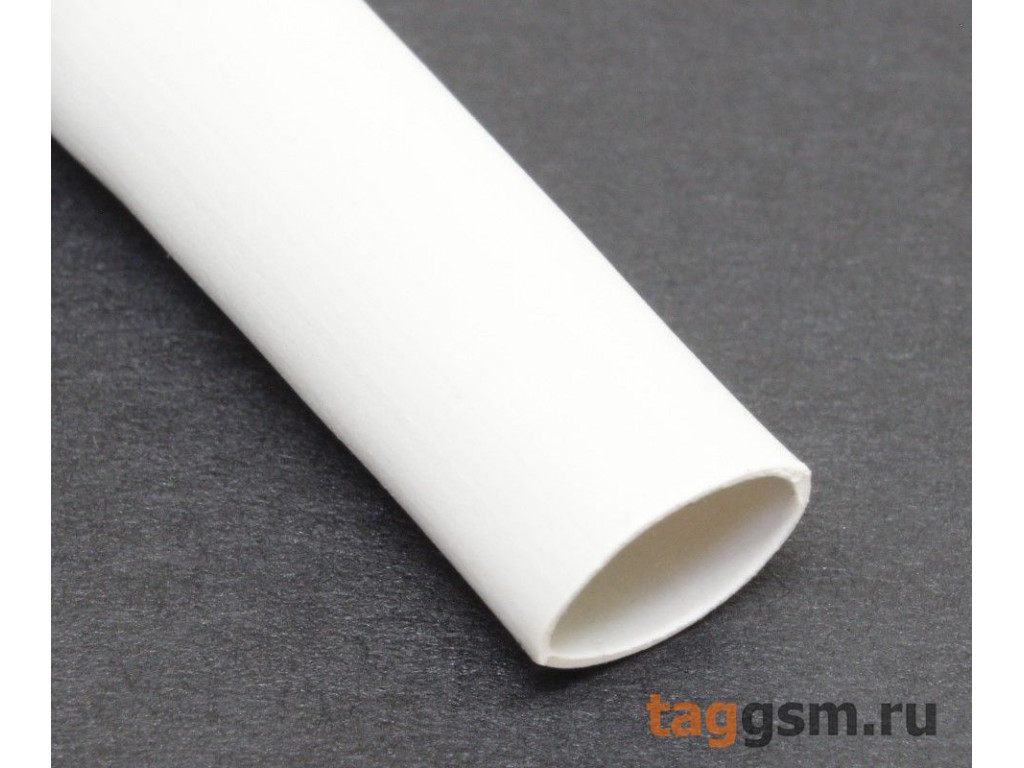 Трубка, кембрик ТВ-40 ПВХ 1,5мм 1000В белый 1м Rexant