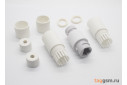 Проходной адаптер RJ-45 (влагозащищенный, белый)