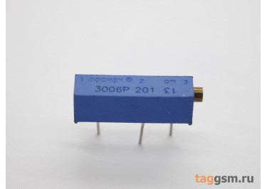 3006P-201 Резистор подстроечный многооборотный 200 Ом 10%