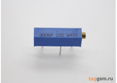 3006P-202 Резистор подстроечный многооборотный 2 кОм 10%