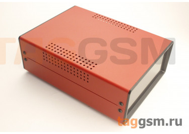 BDA-40004-A5(W200) Корпус стальной настольный красный 150x70x200мм