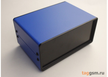 BDA-40004-A6(W100) Корпус стальной настольный синий 150x70x100мм