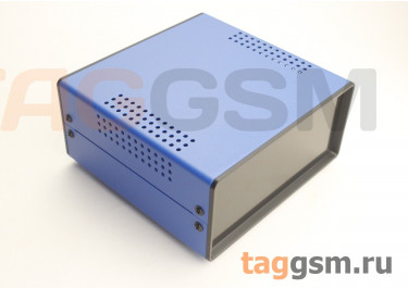 BDA-40004-A6(W140) Корпус стальной настольный синий 150x70x140мм