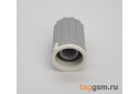 KN-500-G-WHITE Ручка пластиковая 15x20,6мм под ось 6мм 18T (серо-белый)