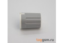 KN-500-G-WHITE Ручка пластиковая 15x20,6мм под ось 6мм 18T (серо-белый)
