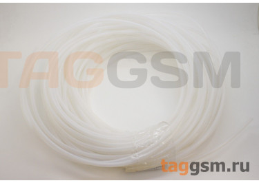 Трубка тефлоновая PTFE 4x3мм белая, 1м