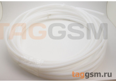 Трубка тефлоновая PTFE 6x4мм белая, 1м