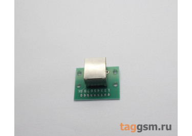 Розетка RJ-45 8P8C на плате 9pin шаг 2,54мм