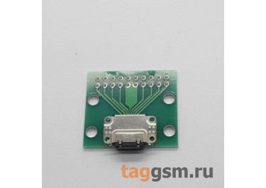 Гнездо для Lightning 8pin на плате 10pin шаг 2,54мм