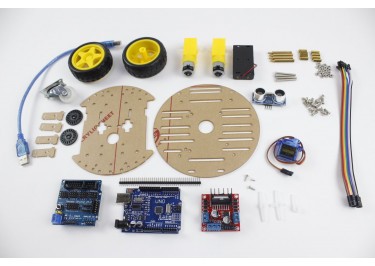 Набор робота автомобиля 2WD с контроллером ATmega328PB+CH340G UNO 