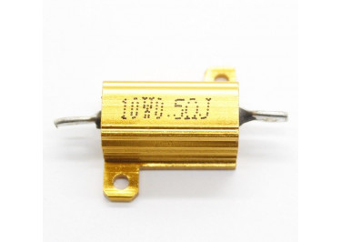 RX24-10W-0R5 Резистор нагрузочный 10Вт 0,5 Ом 5% в алюминиевом корпусе