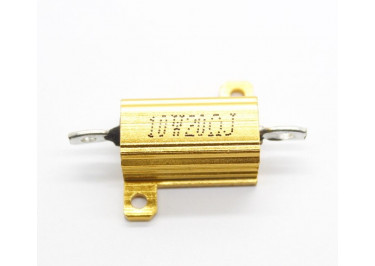 RX24-10W-20R Резистор нагрузочный 10Вт 20 Ом 5% в алюминиевом корпусе