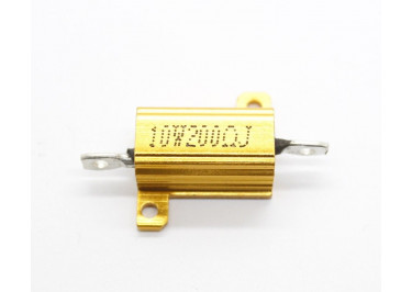 RX24-10W-200R Резистор нагрузочный 10Вт 200 Ом 5% в алюминиевом корпусе